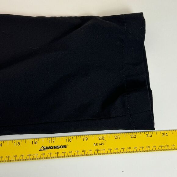 Banana Republic Jackson Fit Black Wool Blend Cropped Trouser Pants 6 Short - Picture 7 of 8